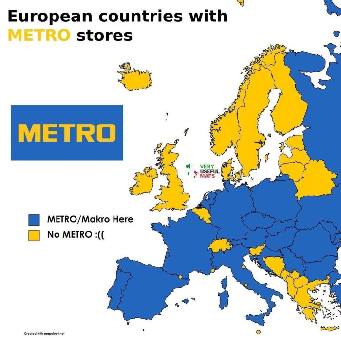 Exploring Europe by metro
